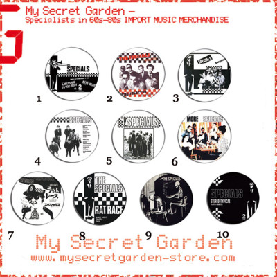 The Specials - Ghost Town, Gangsters Album Pinback Button Badge Set ( or Hair Ties / 4.4 cm Badge / Magnet / Keychain Set )